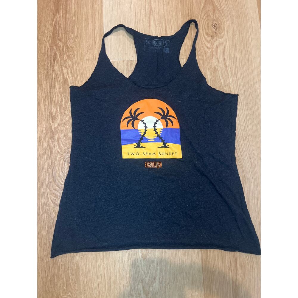 Baseballism Women's Tank Sz L